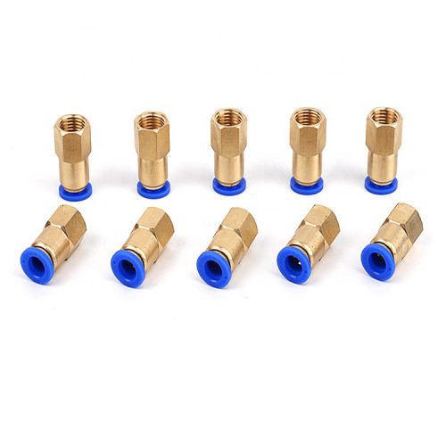 ข้อต่อลม SNS Connector Fitting SPCF [แบบตรงเกลียวใน]